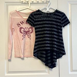 2 pieces y2k mesh top